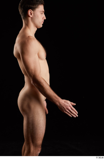 Tomas Salek 1 arm flexing nude side view 0002.jpg